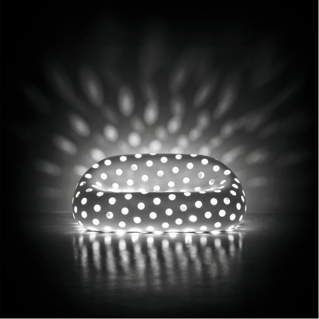 Canapea iluminata din polietilena Airball Light - Nuovo Design